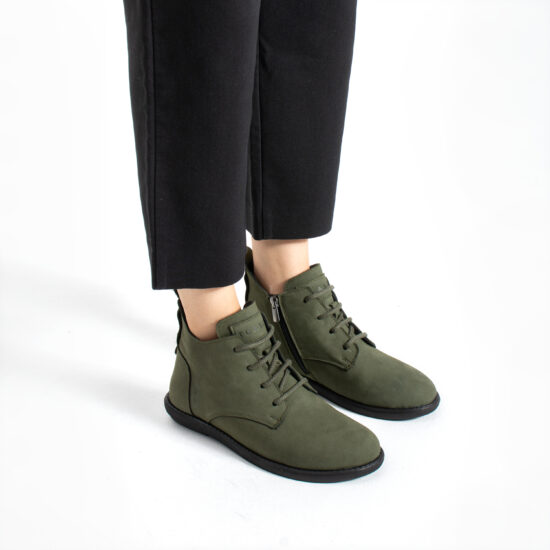 Damen-Stiefeletten aus Nubuk mit Memory Foam