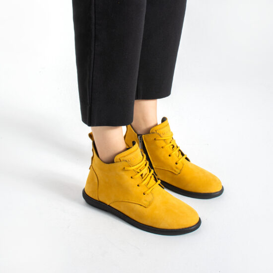 Damen-Stiefeletten aus Nubuk mit Memory Foam