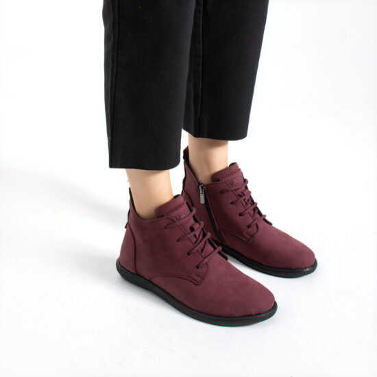 Damen-Stiefeletten aus Nubuk mit Memory Foam