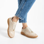 Barfußschuhe für Damen aus echtem Leder mit breiter Zehenbox — 4