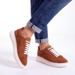 Sneaker für Herren aus echtem Veloursleder - Wildleder
