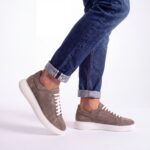 Sneaker für herren - Zen Taupe Suede