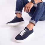 Sneaker für Herren aus echtem Veloursleder - Wildleder