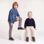 Barfußschuhe für Kinder aus echtem Lede - Син