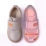 Barfußschuhe für Kinder aus echtem Lede - Detail