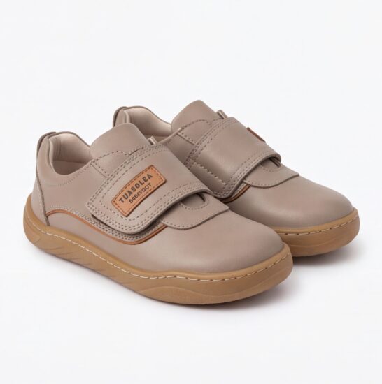 Barfußschuhe für Kinder aus echtem Lede