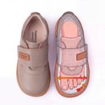 Barfußschuhe für Kinder aus echtem Lede - Detail