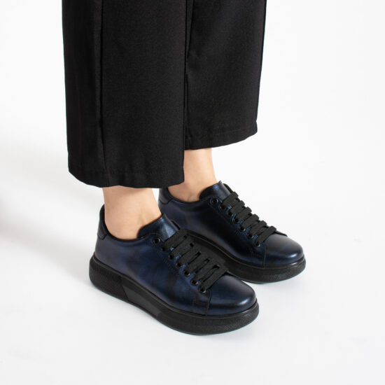 Damen-Sneaker aus echtem Leder - TSL Timeless Midnight