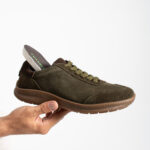Herren-Barfuß-Sneaker aus echtem Leder - Detail