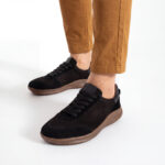 Herren-Barfuß-Sneaker aus echtem Leder - TSL Barefoot Atlas Black