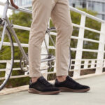 Herren-Barfuß-Sneaker aus echtem Leder - Schwarz - 10