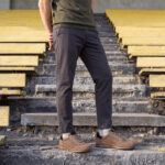 Herren-Barfuß-Sneaker aus echtem Leder - Nerz