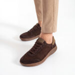 Herren-Barfuß-Sneaker aus echtem Leder - TSL Barefoot Atlas Brown