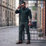 Herren-Barfuß-Sneaker aus echtem Leder - Braun - 10