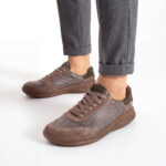 Herren-Barfuß-Sneaker aus echtem Leder - TSL Barefoot Atlas Grey