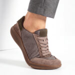 TSL Barefoot Atlas Grey - Grau - Nubukleder